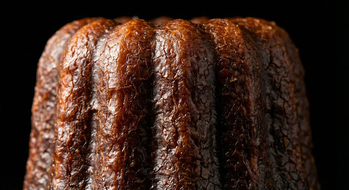 カヌレの焼き色とツヤ（外カリ）